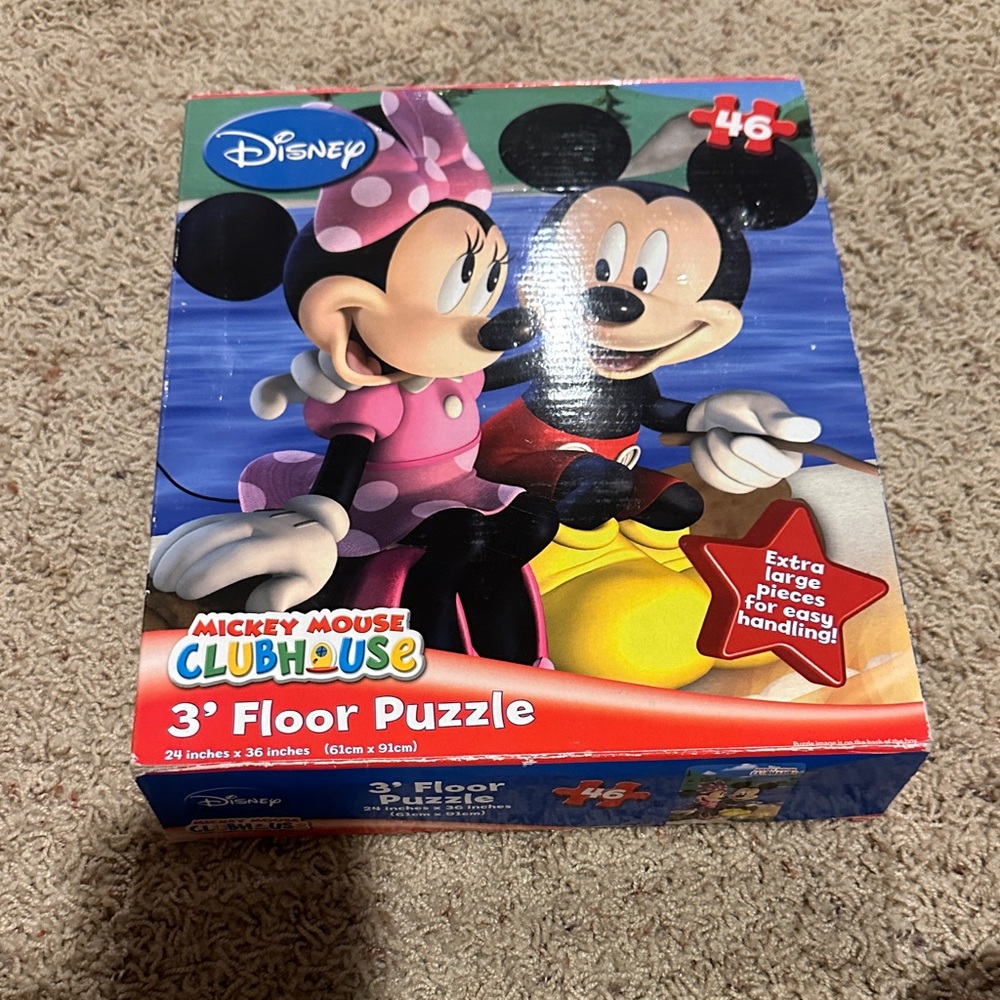 mickey mouse 3 foot floor puzzle